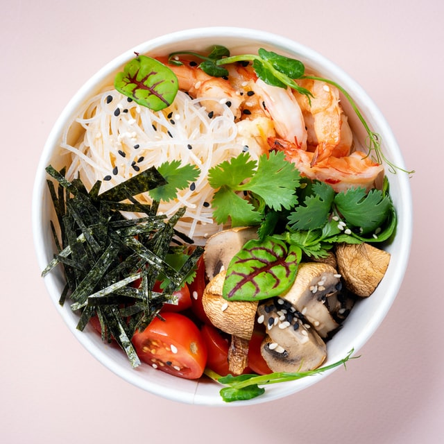 Rice Noodles with veggies